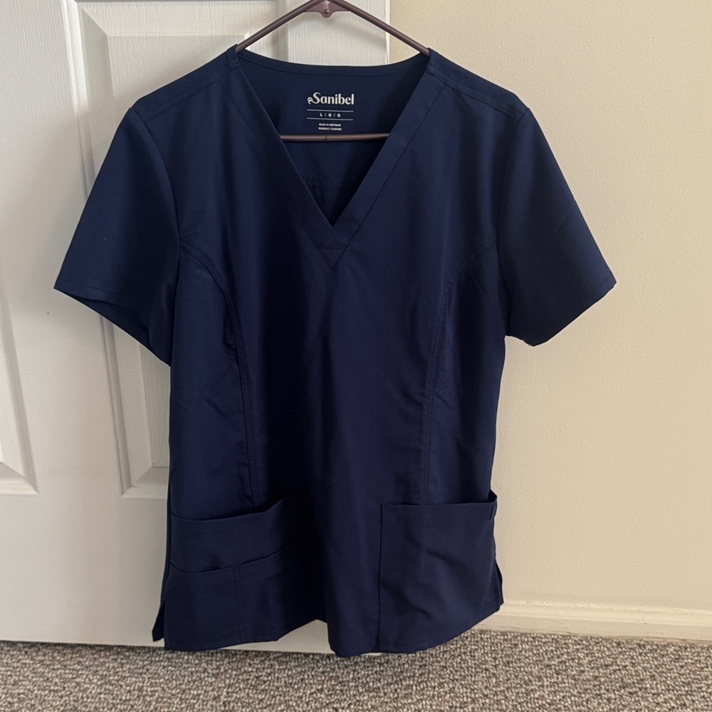 Sanibel Women's Navy Short Sleeve Top